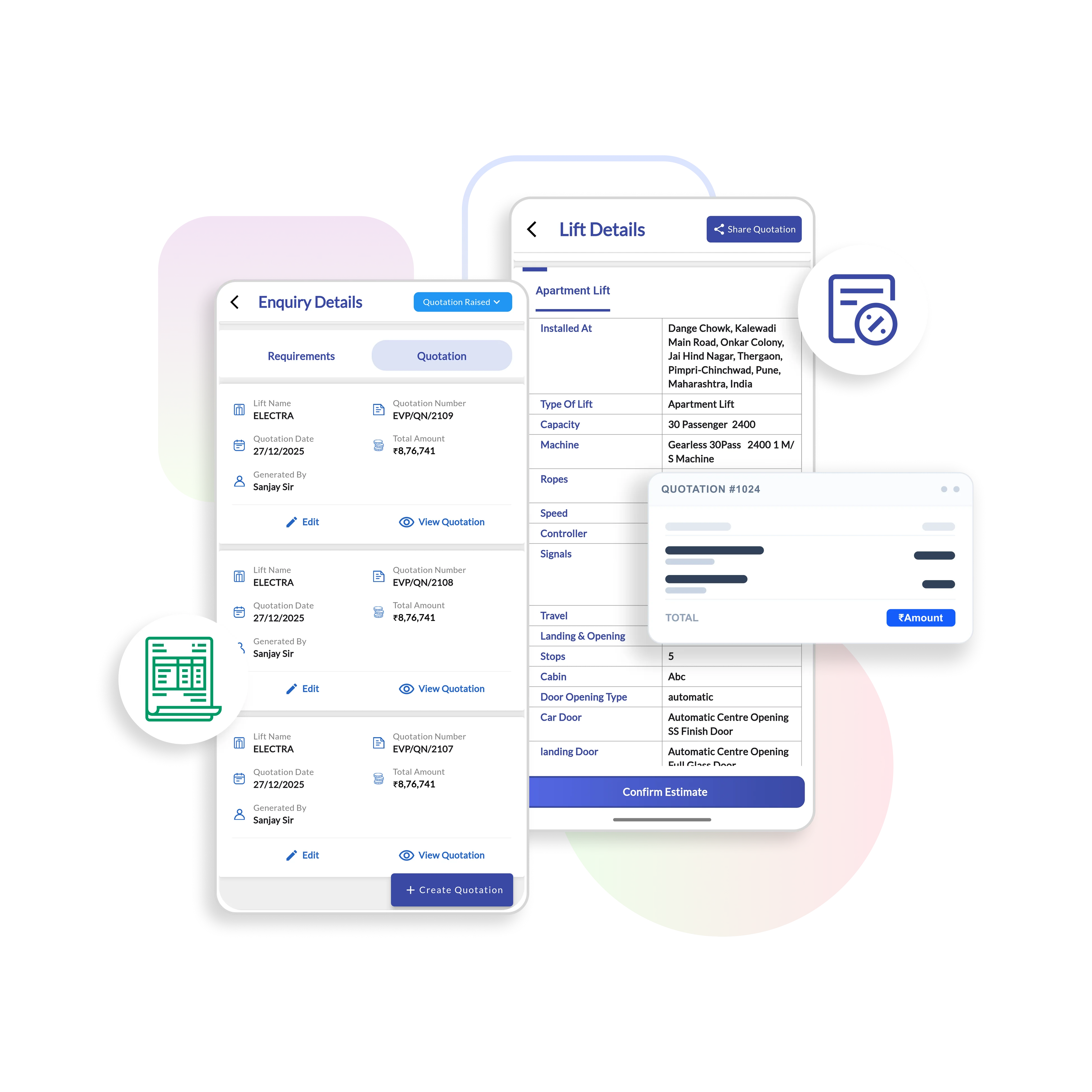 Lift Quotation Management